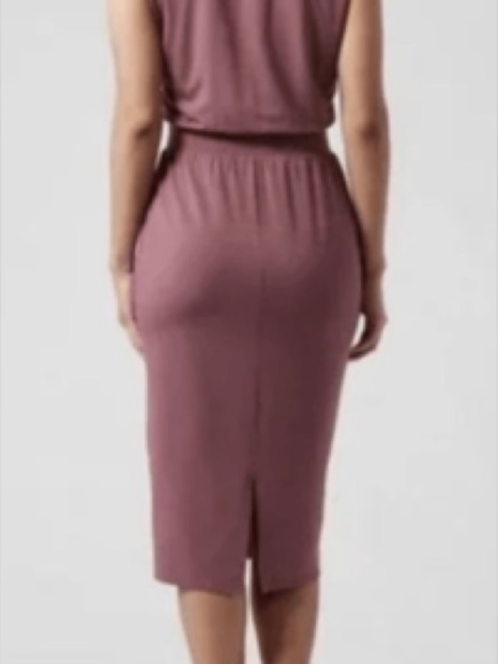 NWT Athleta Santorini Cinch Knit Midi Dress—Size Small - Picture 2 of 6
